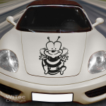 Auto Aufkleber Biene Motorhauben Sticker