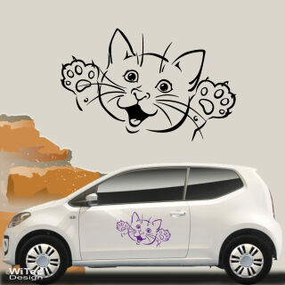 Autoaufkleber Katze Kätzchen Aufkleber Auto Sticker