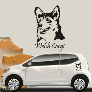 Hundeaufkleber Welsh Corgi Autoaufkleber Aufkleber