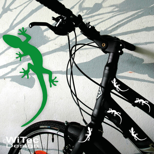 Gekko Gecko Echse Fahrradaufkleber Fahrrad Sticker
