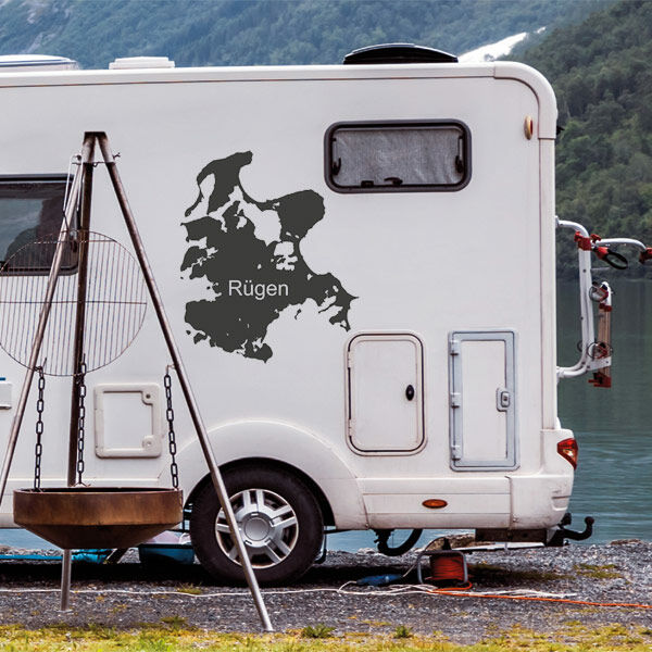 Aufkleber Wohnmobil Rügen Insel Wohnwagen Camper 