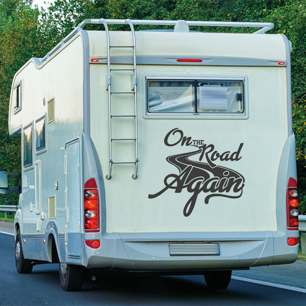 Aufkleber Wohnmobil On the Road again