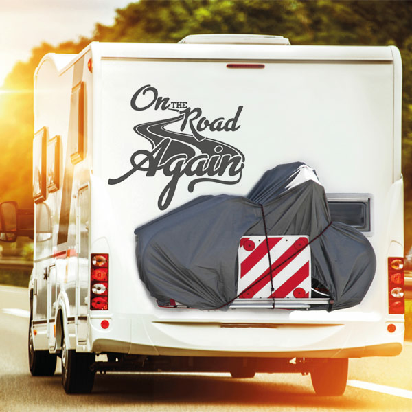 Aufkleber Wohnmobil On the Road again