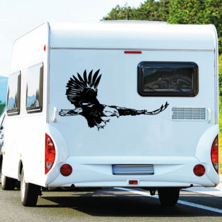 Aufkleber Wohnmobil Adler Seeadler Caravan