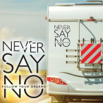 Aufkleber Wohnmobil NEVER SAY NO