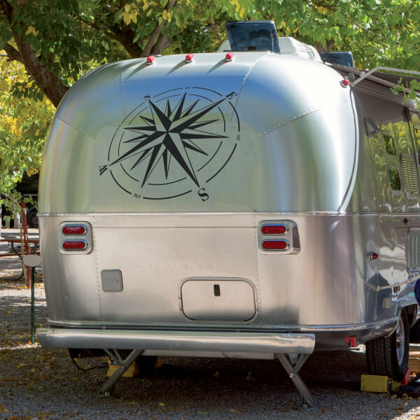 Aufkleber Wohnmobil Kompass Windrose Wohnwagen Camper