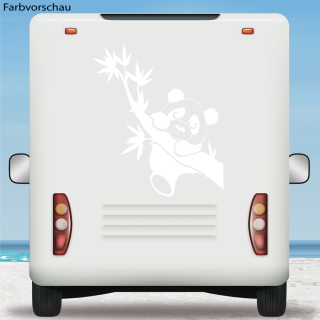 Aufkleber Wohnmobil niedlicher Panda Bär Aufkleber Camper