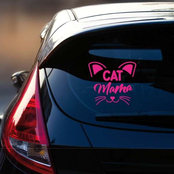 Katze Cat Mama Aufkleber Auto