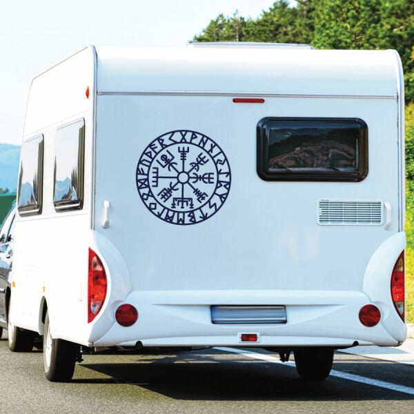 Wohnmobil Aufkleber Vikinger Kompass Vegvisir