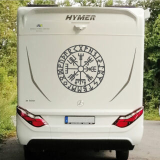 Wohnmobil Aufkleber Vikinger Kompass Vegvisir