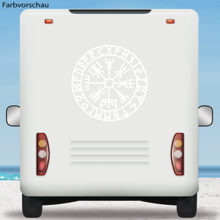 Wohnmobil Aufkleber Vikinger Kompass Vegvisir