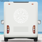 Wohnmobil Aufkleber Vikinger Kompass Vegvisir
