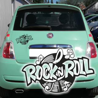 Vinyl Rock´n Roll Retro Rockabilly Auto Aufkleber