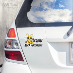 Böse Biene KLEIN ABER (GE)MEIN Auto Aufkleber Sticker
