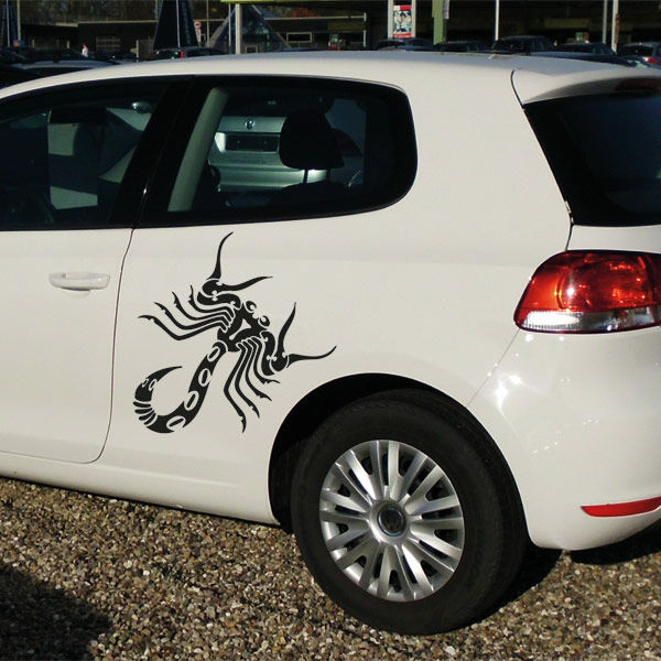 Skorpion Scorpion Auto Aufkleber Motorhaube