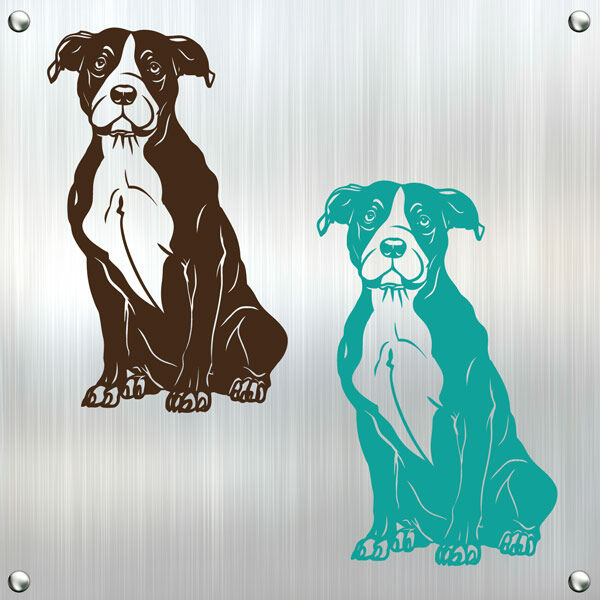 American Staffordshire Terrier Autoaufkleber