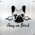 Französische Bulldogge Hundeaufkleber
