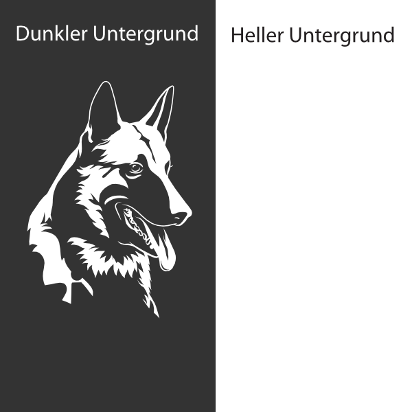 Deutscher Schäferhund Hundeaufkleber