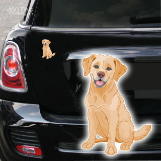 Golden Retriever Hundeaufkleber Sticker