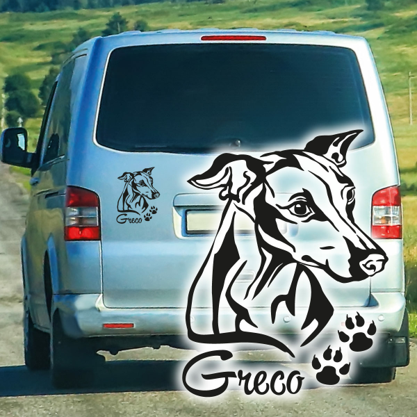 Italienisches Windspiel Aufkleber Italian Greyhound