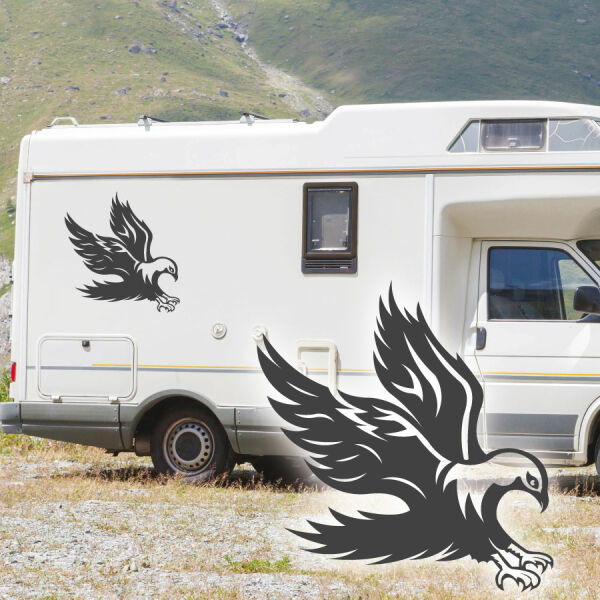 Wohnmobil Aufkleber Adler Eagle Wohnwagen Caravan