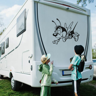 Wohnmobil Aufkleber Lustige Biene Wohnwagen Caravan