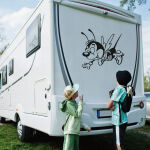 Wohnmobil Aufkleber Lustige Biene Wohnwagen Caravan