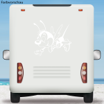 Wohnmobil Aufkleber Lustige Biene Wohnwagen Caravan
