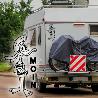 Wohnmobil Aufkleber MOIN Ente Matrose Wohnwagen Camper