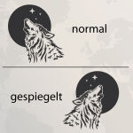 Wohnmobil Aufkleber Heulender Wolf Mond Wohnwagen Caravan