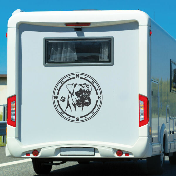 Wohnmobil Aufkleber Boxer Kompass